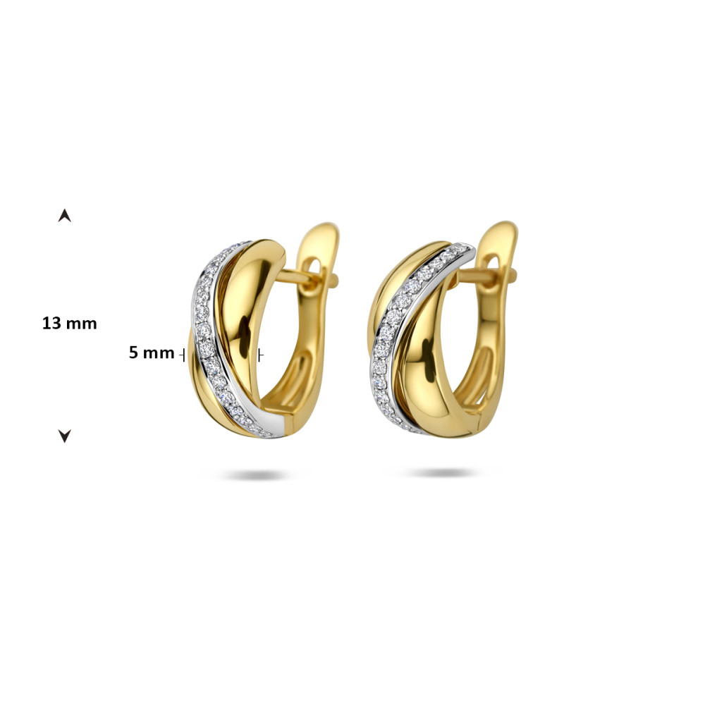 oorringen-14-karaat-bicolor-goud-diamant-0-17-crt-glanzend-5-mm-breed-x-13-mm-hoog