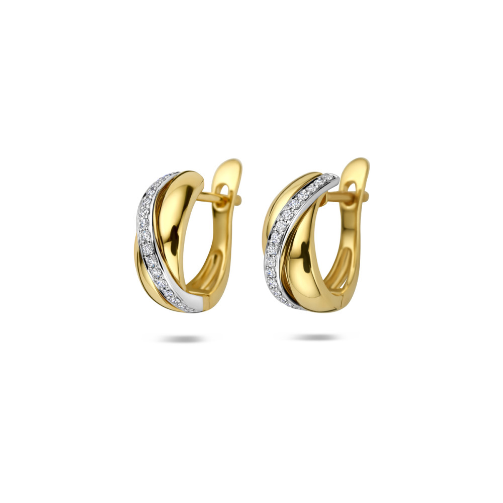 oorringen-14-karaat-bicolor-goud-diamant-0-17-crt-glanzend-5-mm-breed-x-13-mm-hoog