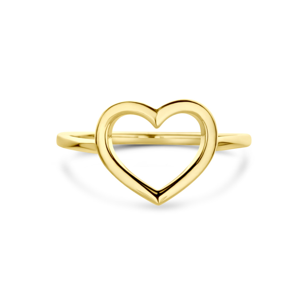 open-hartjesring-van-14-karaat-goud-elegante-en-speelse-ring-zonder-stenen