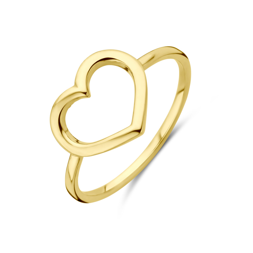 open-hartjesring-van-14-karaat-goud-elegante-en-speelse-ring-zonder-stenen