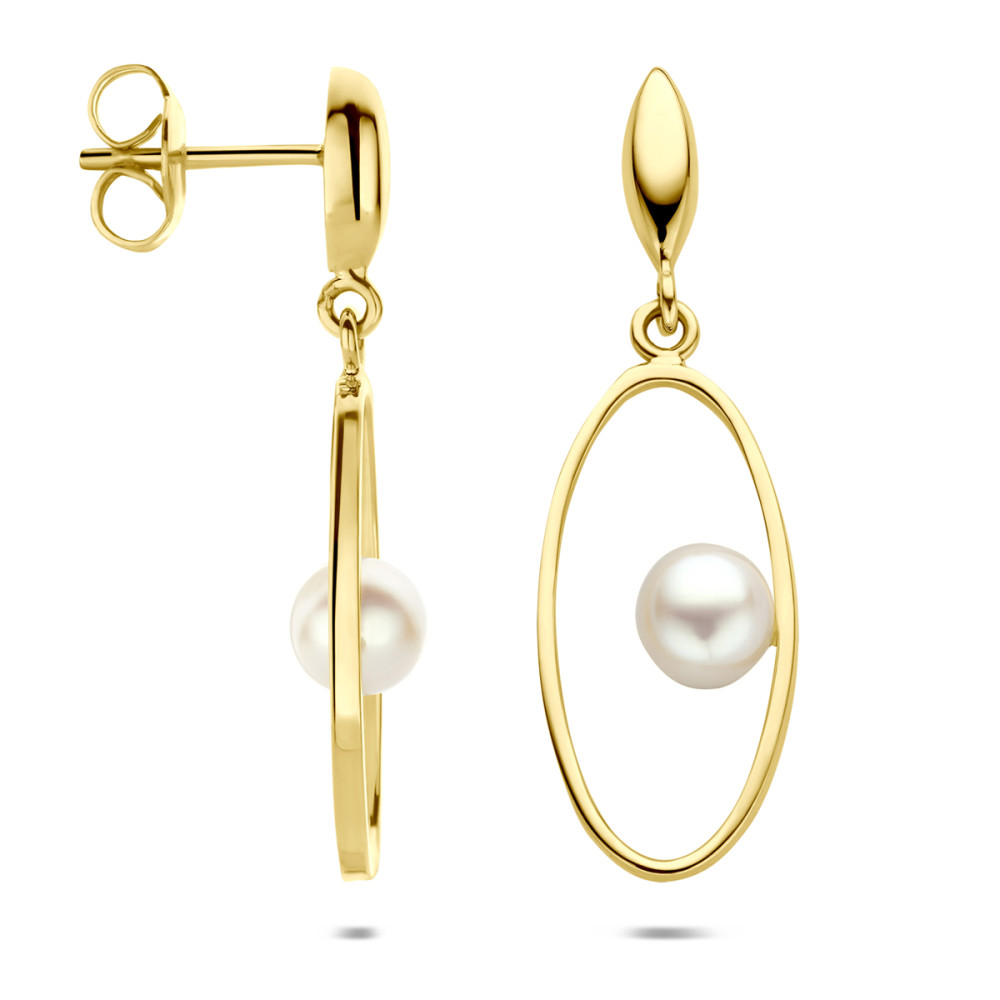 open-ovale-oorhangers-14-karaat-goud-witte-parel-10-mm-breed-x-32-mm-hoog