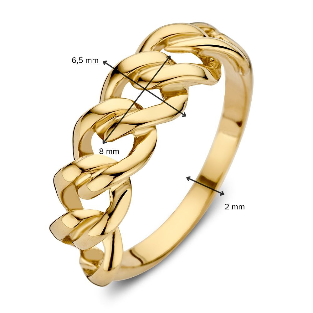 opvallende-14-karaat-gouden-ring-met-6-5-mm-brede-gourmet-schakels