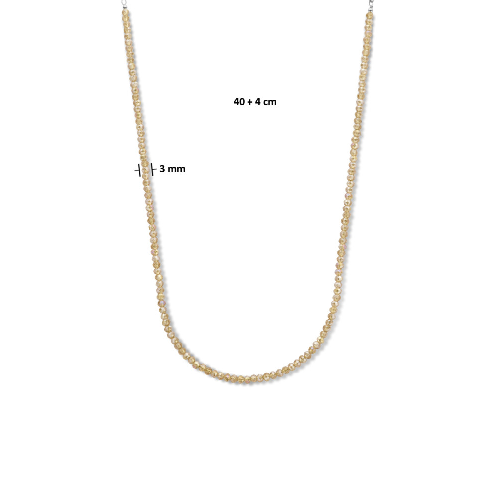 oranje-schakelketting-van-glas-en-sluiting-van-925-zilver-3-mm-breedte-lengte-40-cm