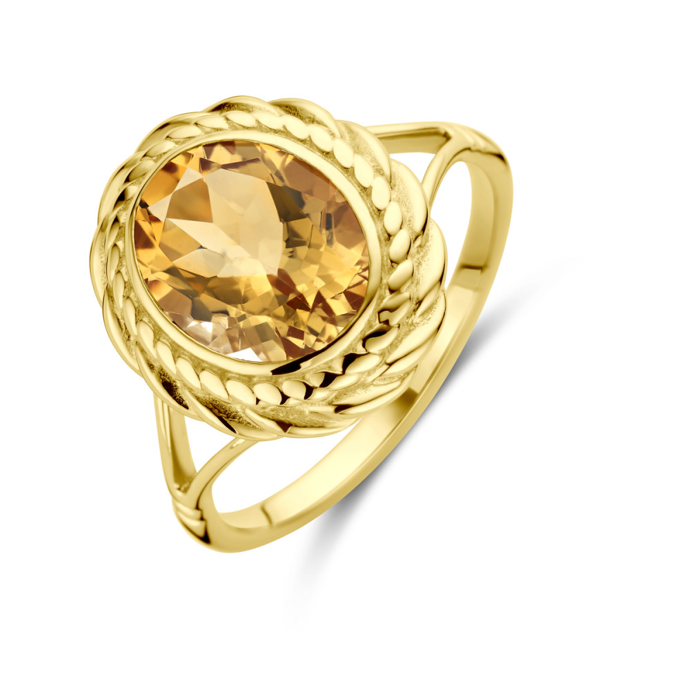 ovale-citrien-ring-14-karaat-goud-en-gedraaide-rand-15-mm-breedte