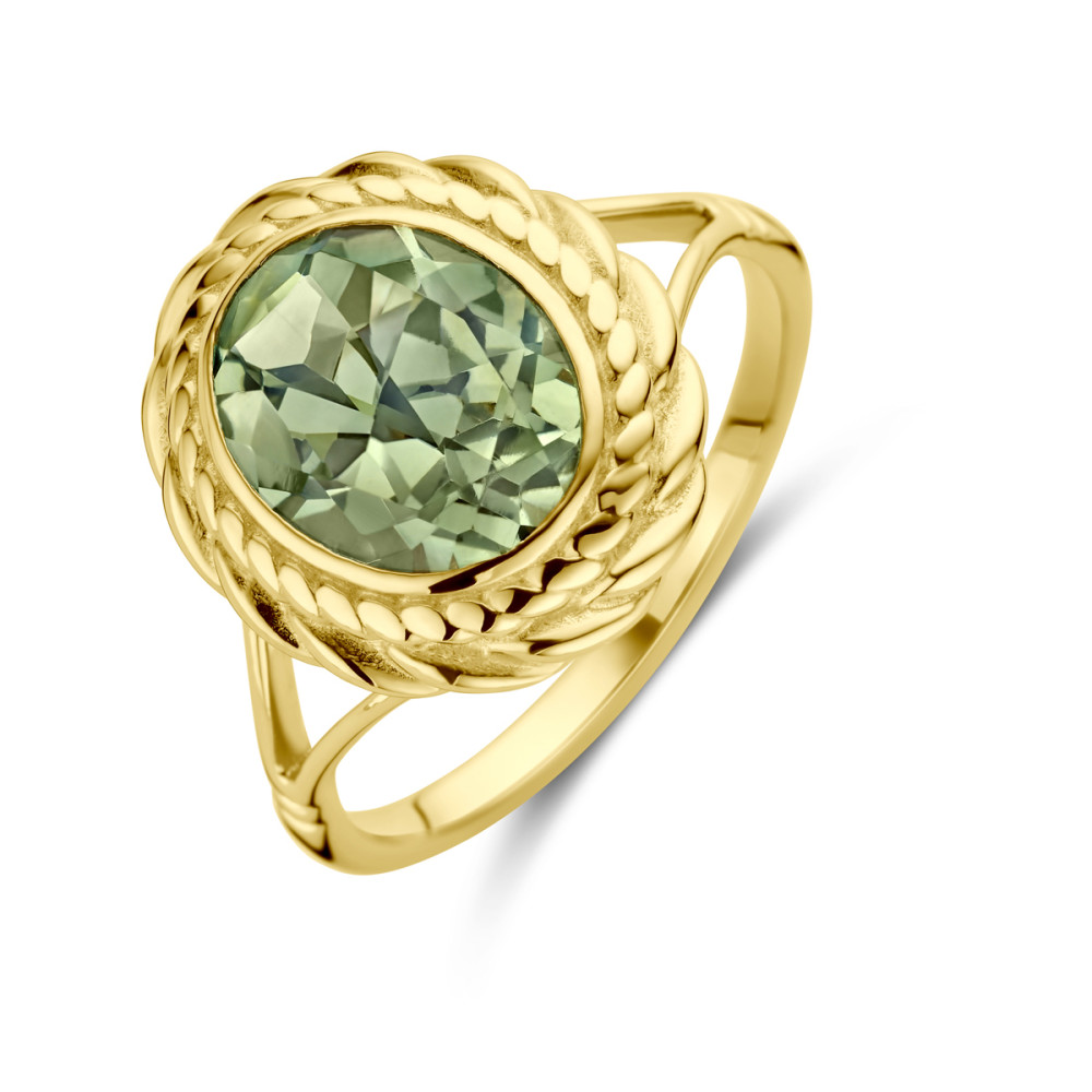 ovale-groene-amethist-ring-14-karaat-goud-en-gedraaide-rand-15-mm-breedte