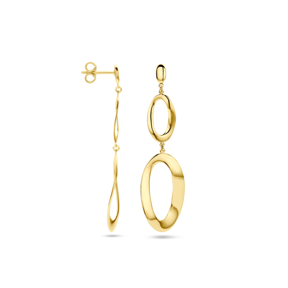 ovale-oorhangers-goud-14-karaat-hoogte-50-mm