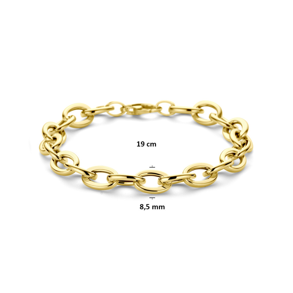 ovale-schakelarmband-goud-dames-14-karaat-glanzend-8-5-mm-breedte-lengte-19-cm
