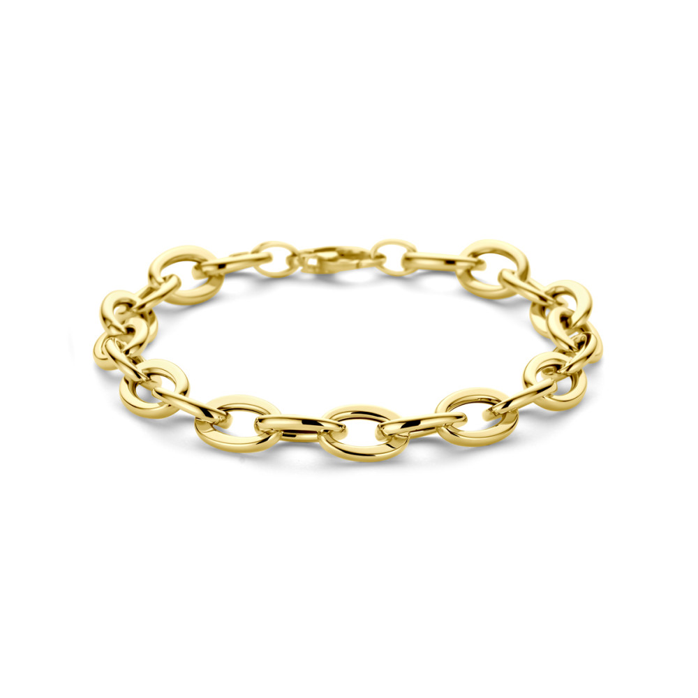 ovale-schakelarmband-goud-dames-14-karaat-glanzend-8-5-mm-breedte-lengte-19-cm