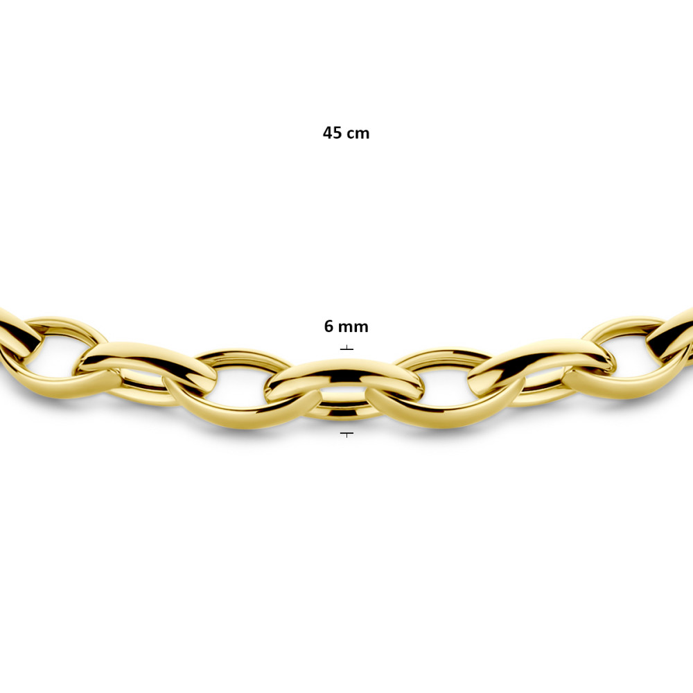 ovale-schakelketting-14-karaat-goud-glanzend-6-mm-lengte-45-cm