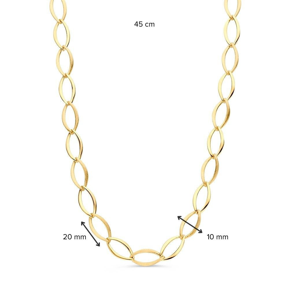 ovale-schakelketting-van-10-mm-breed-mat-en-glanzend-14-karaat-goud-lengte-45-cm