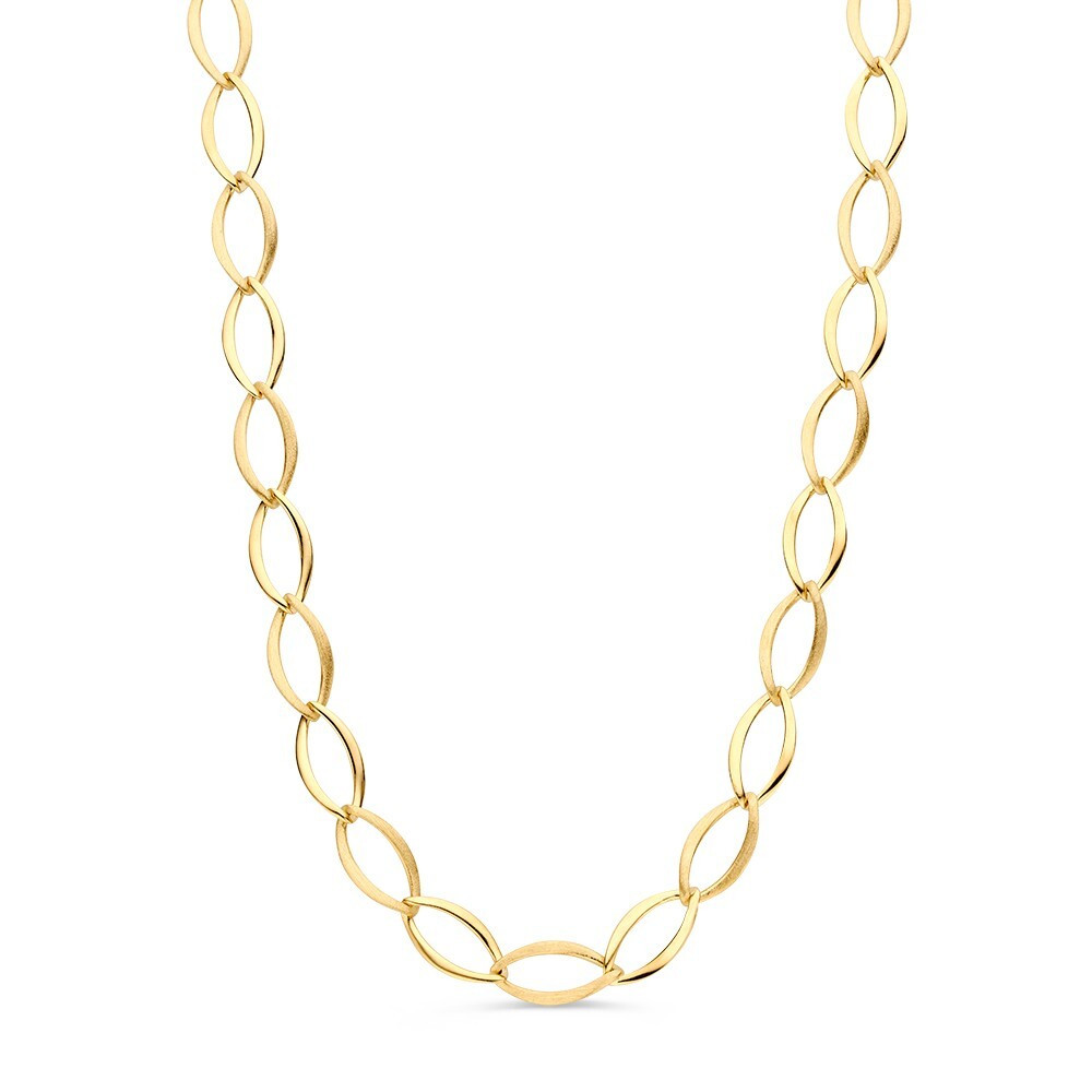 ovale-schakelketting-van-10-mm-breed-mat-en-glanzend-14-karaat-goud-lengte-45-cm