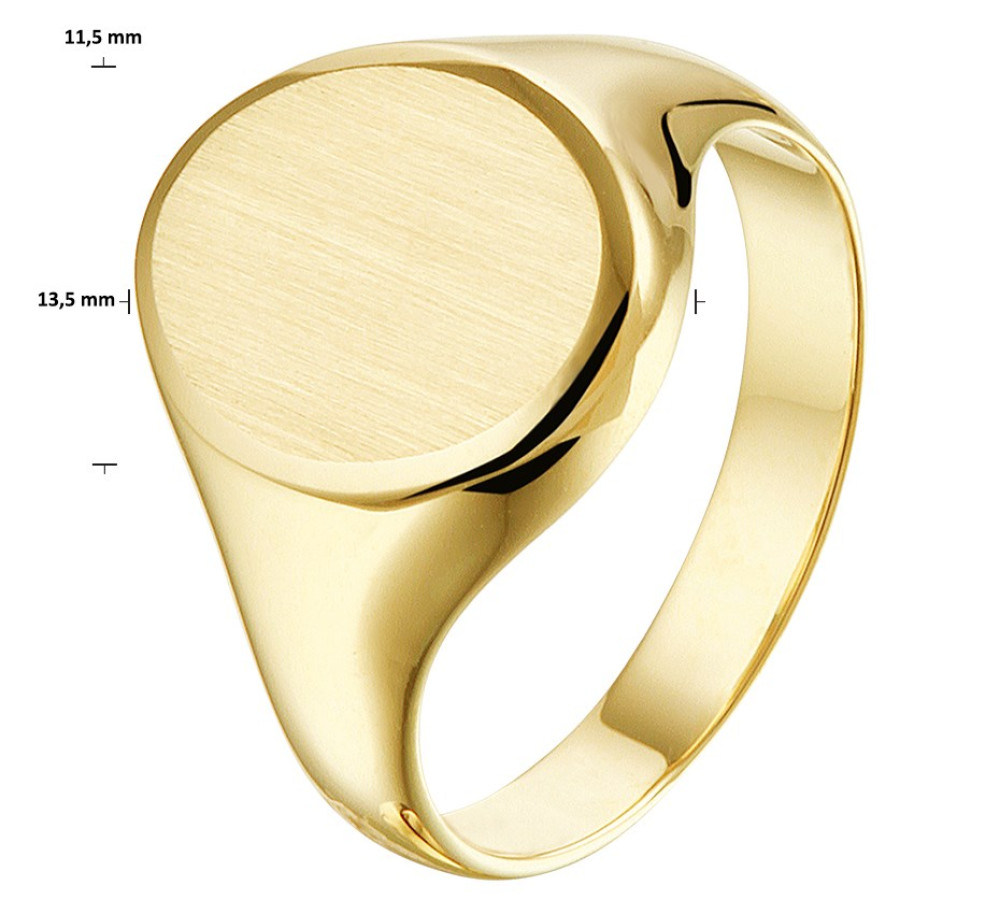 ovale-zegelring-van-14-karaat-goud-brede-graveerbare-ring-voor-dames