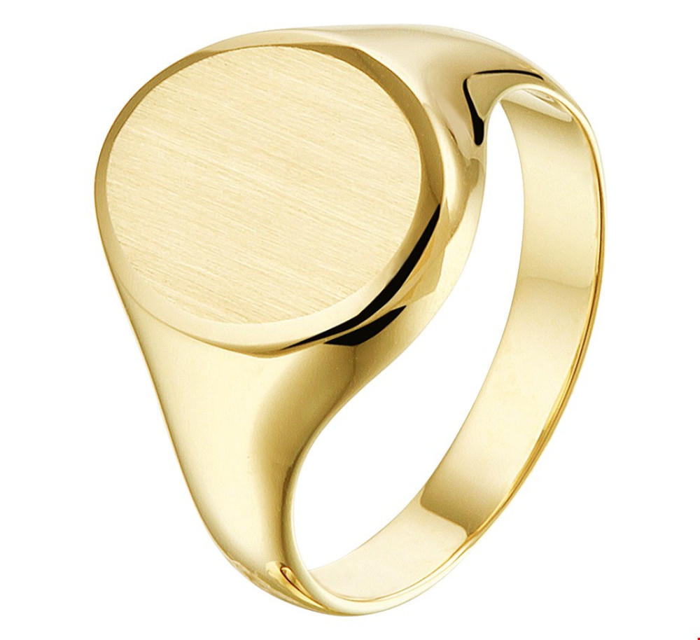 ovale-zegelring-van-14-karaat-goud-brede-graveerbare-ring-voor-dames