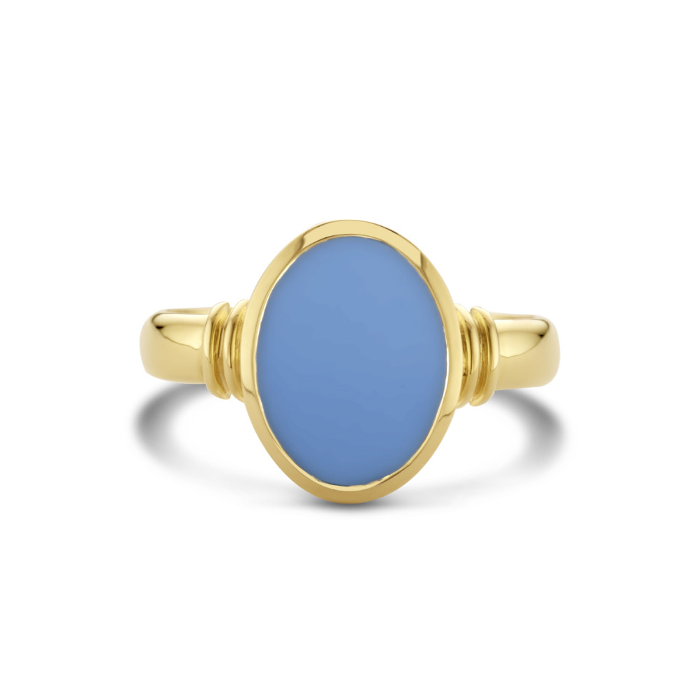 ovale-zegelring-van-14-karaat-goud-met-lichtblauwe-lagensteen-1-75-crt
