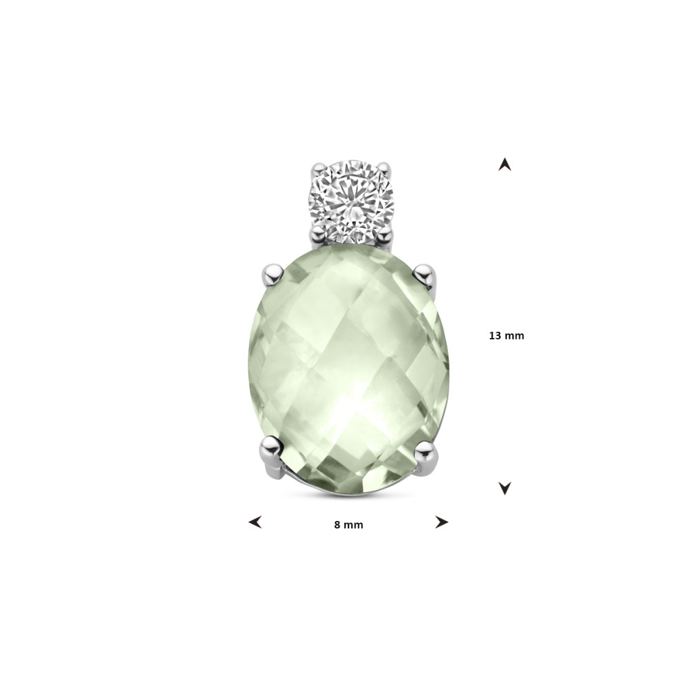 ovale-zilveren-hanger-met-groene-amethist-en-transparante-zirkonia-8-mm-breed-hoogte-13-mm
