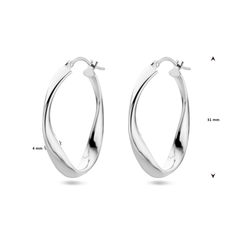 ovale-zilveren-oorringen-met-glanzend-oppervlak-31-mm