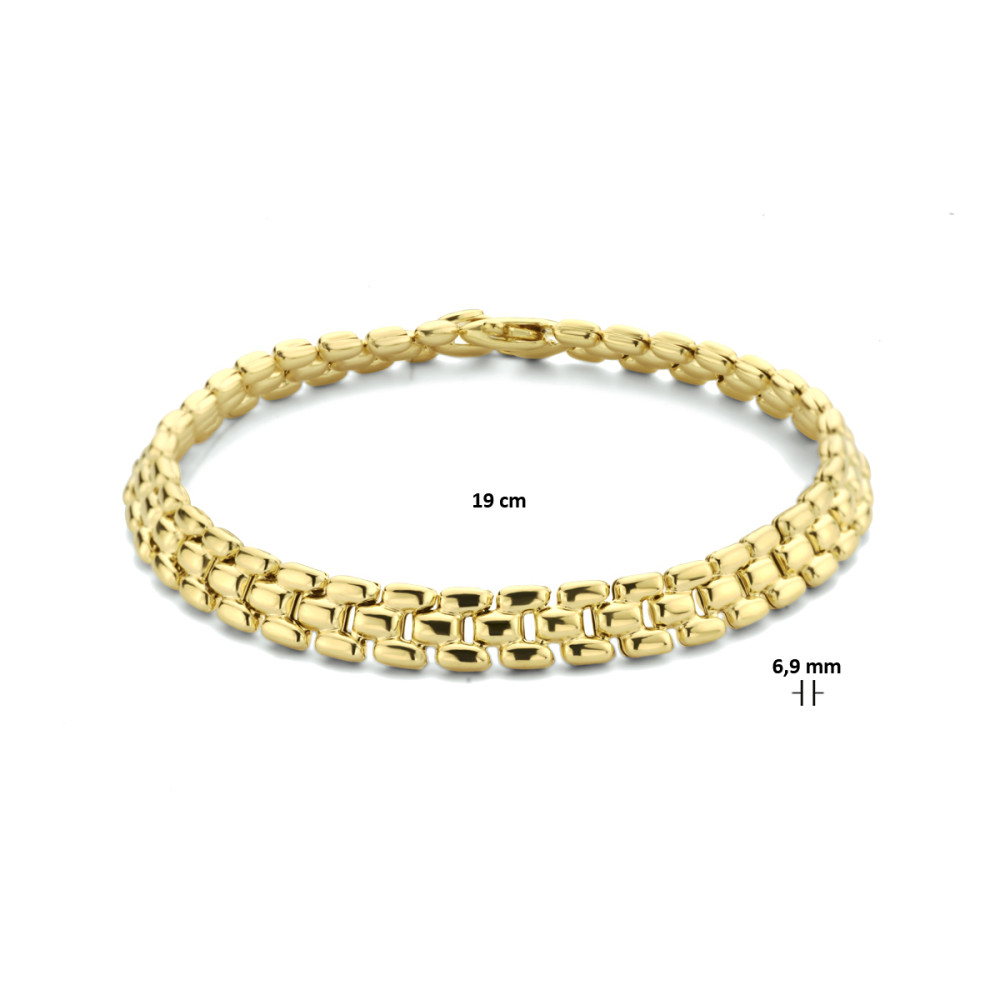 panter-schakelarmband-dames-glanzend-gold-plated-6-9-mm-breedte-lengte-19-cm