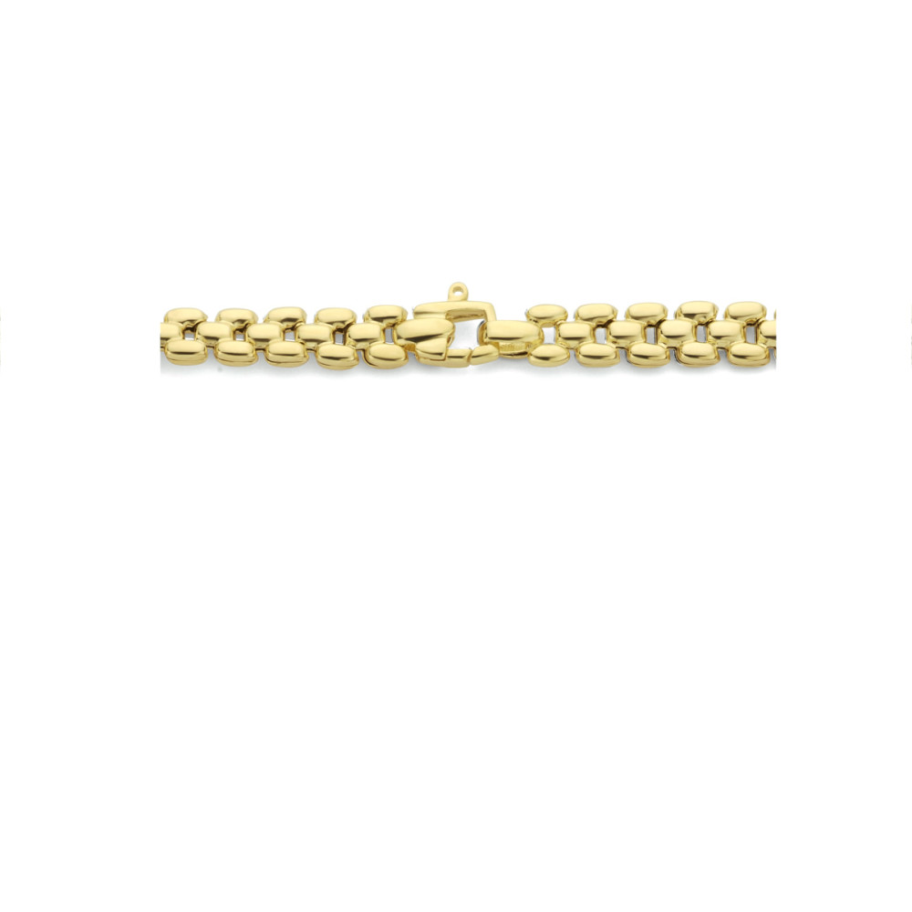 panter-schakelketting-goudkleurig-glanzend-6-9-mm-breedte-lengte-43-cm