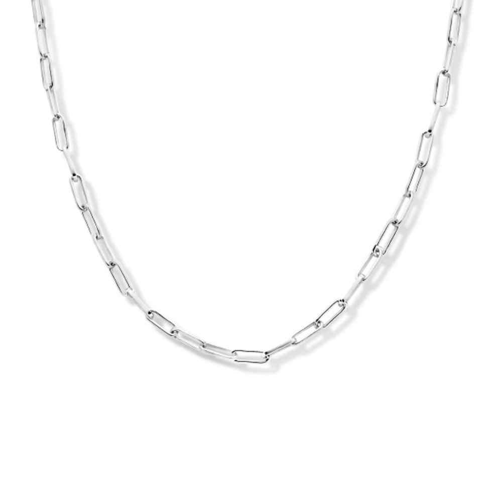 paperclip-2-3-mm-schakelcollier-zilver-gerhodineerd-lengte-verstelbaar-41-45-cm