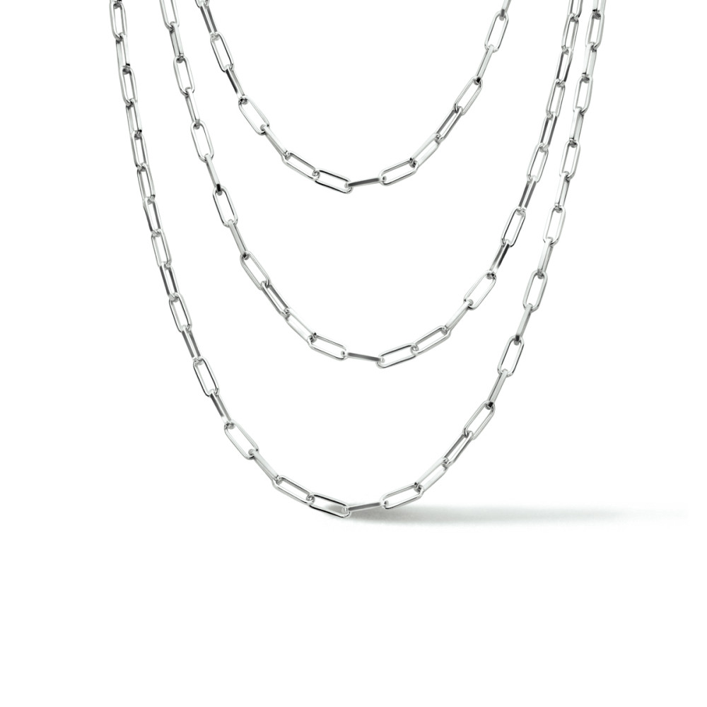 paperclip-2-3-mm-schakelcollier-zilver-lengte-verstelbaar-42-45-cm