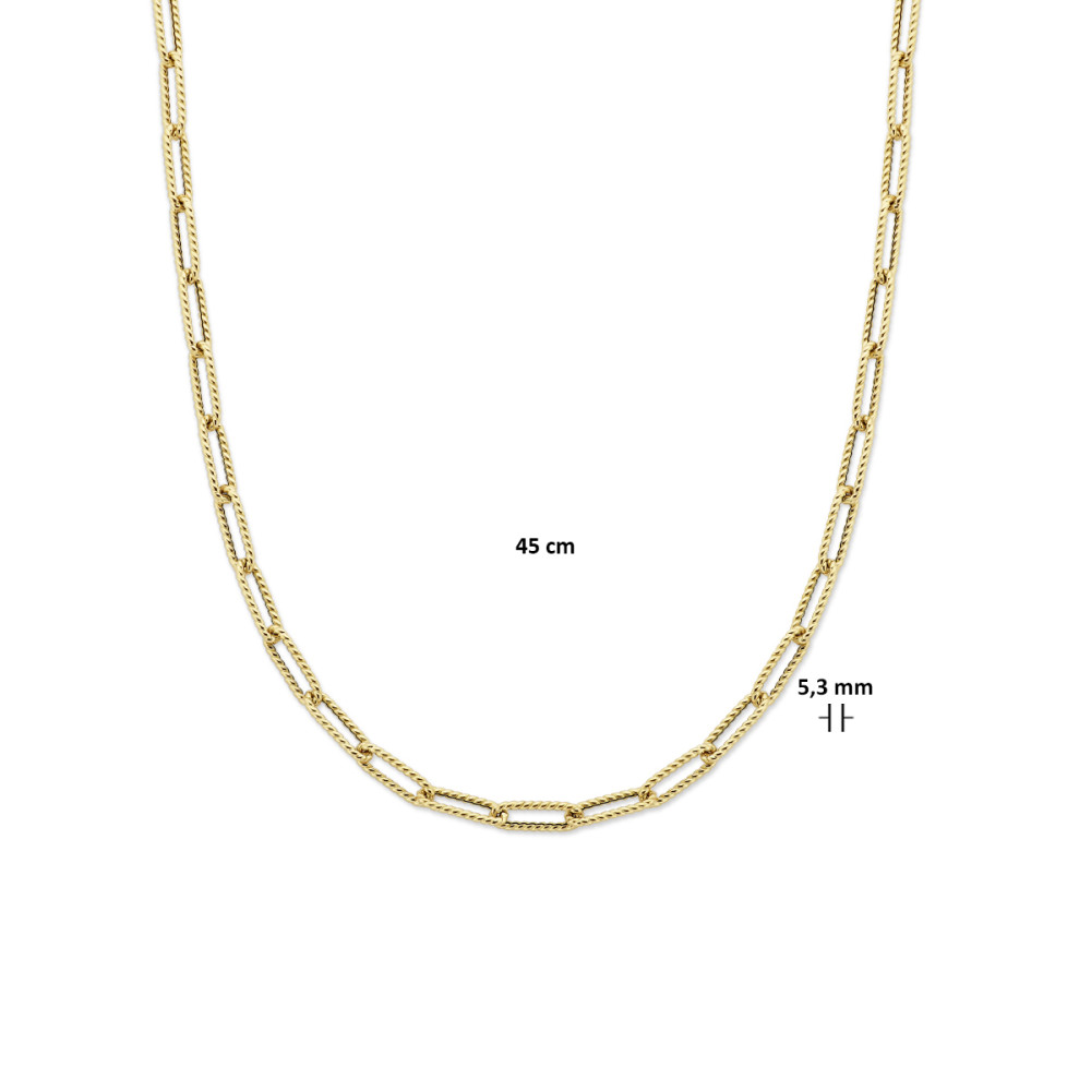 paperclip-5-3-mm-schakelcollier-goud-lengte-45-cm