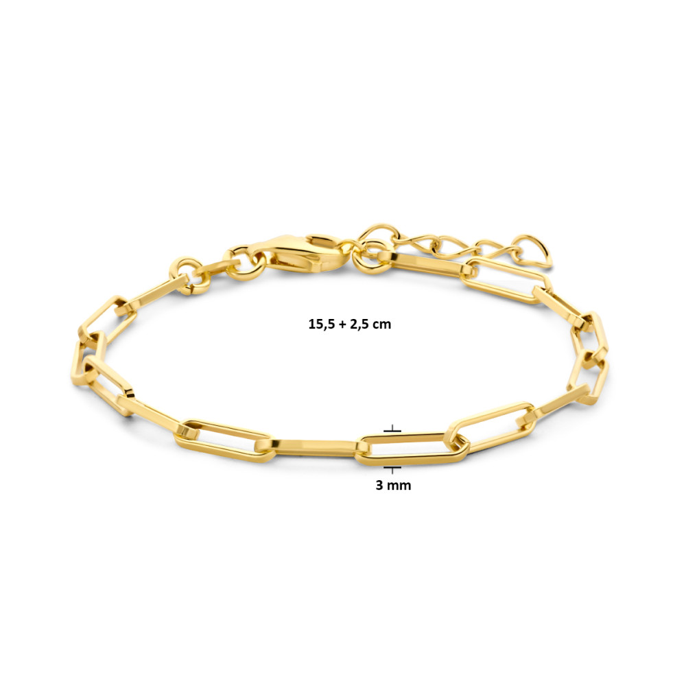 paperclip-armband-verguld-3-mm-breedte-lengte-15-5-18-cm