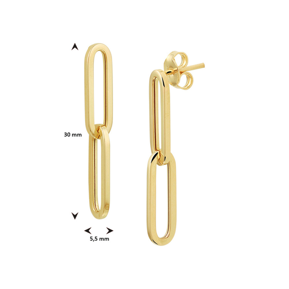 paperclip-schakeloorbellen-14-karaat-gouden-glanzend-modern-5-5-mm-breed-x-30-mm-hoog