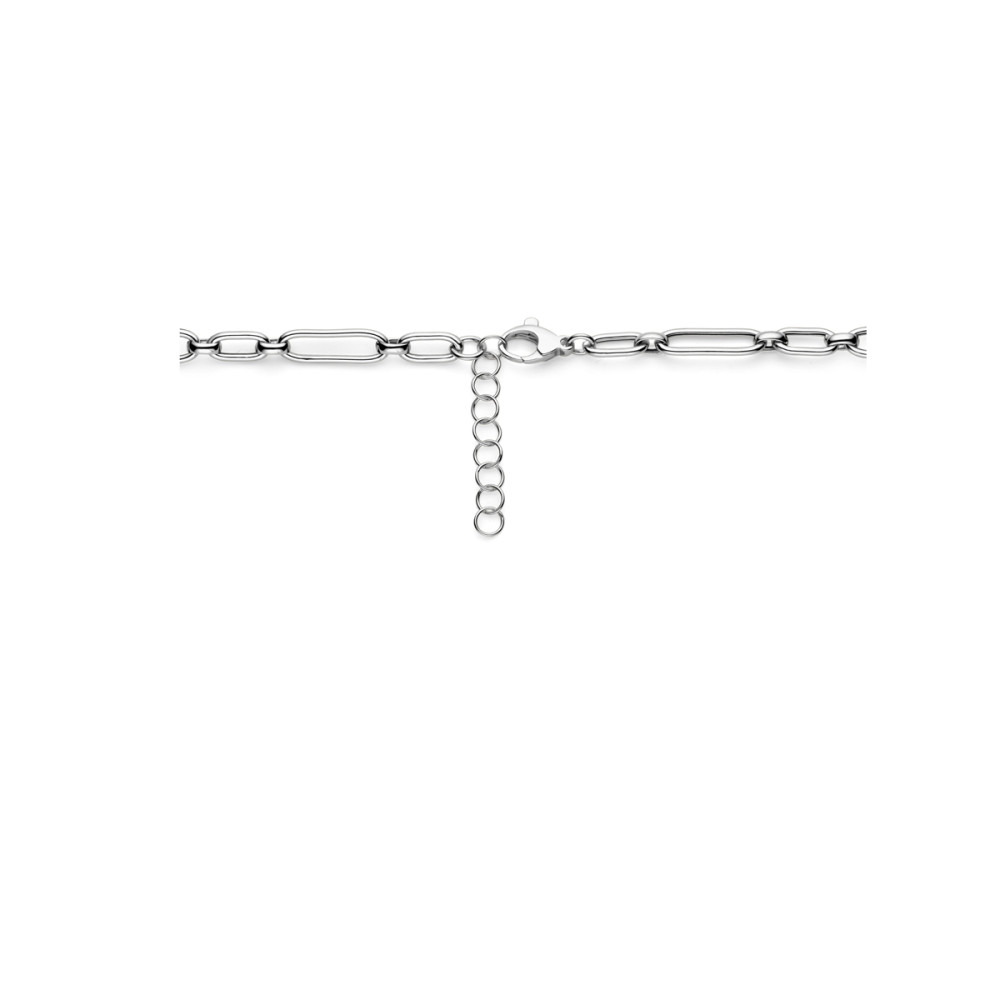 paperclipschakel-collier-gerhodineerd-zilver-lengte-verstelbaar-42-45-cm
