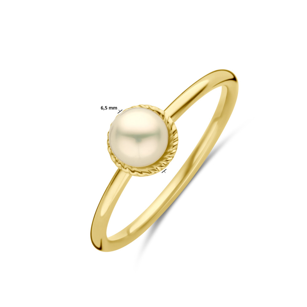 parel-ring-dames-14-karaat-goud-glanzend-wit-met-bewerkte-rand-6-5-mm-breedte