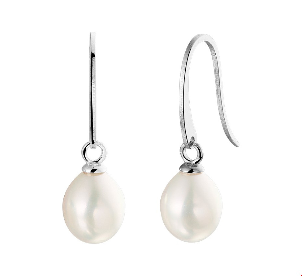 parel-zilveren-oorhangers-met-gerhodineerde-afwerking-24-mm-hoog