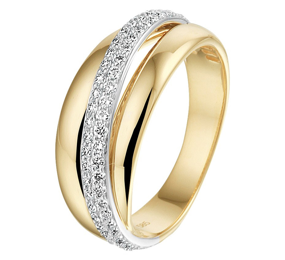 pave-crossover-ring-van-14-karaat-bicolor-goud-elegante-vorm-met-diamanten-van-0-47-crt