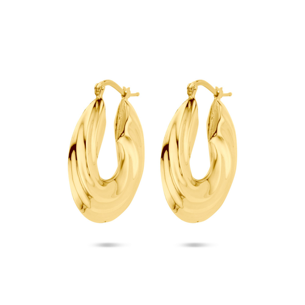 platte-licht-gedraaide-oorringen-met-gold-plating-diameter-30-mm