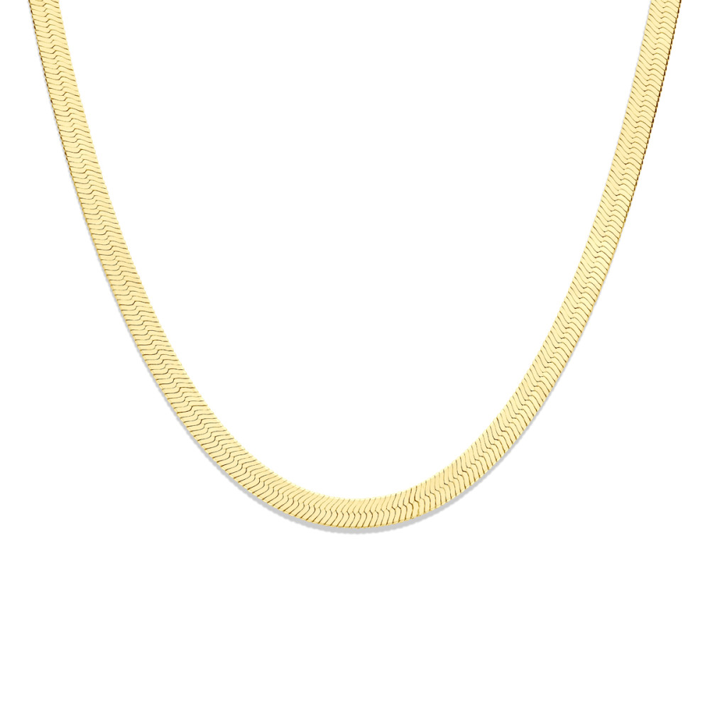platte-slangschakel-8-5-mm-ketting-zonder-hanger-gold-plated-lengte-43-cm