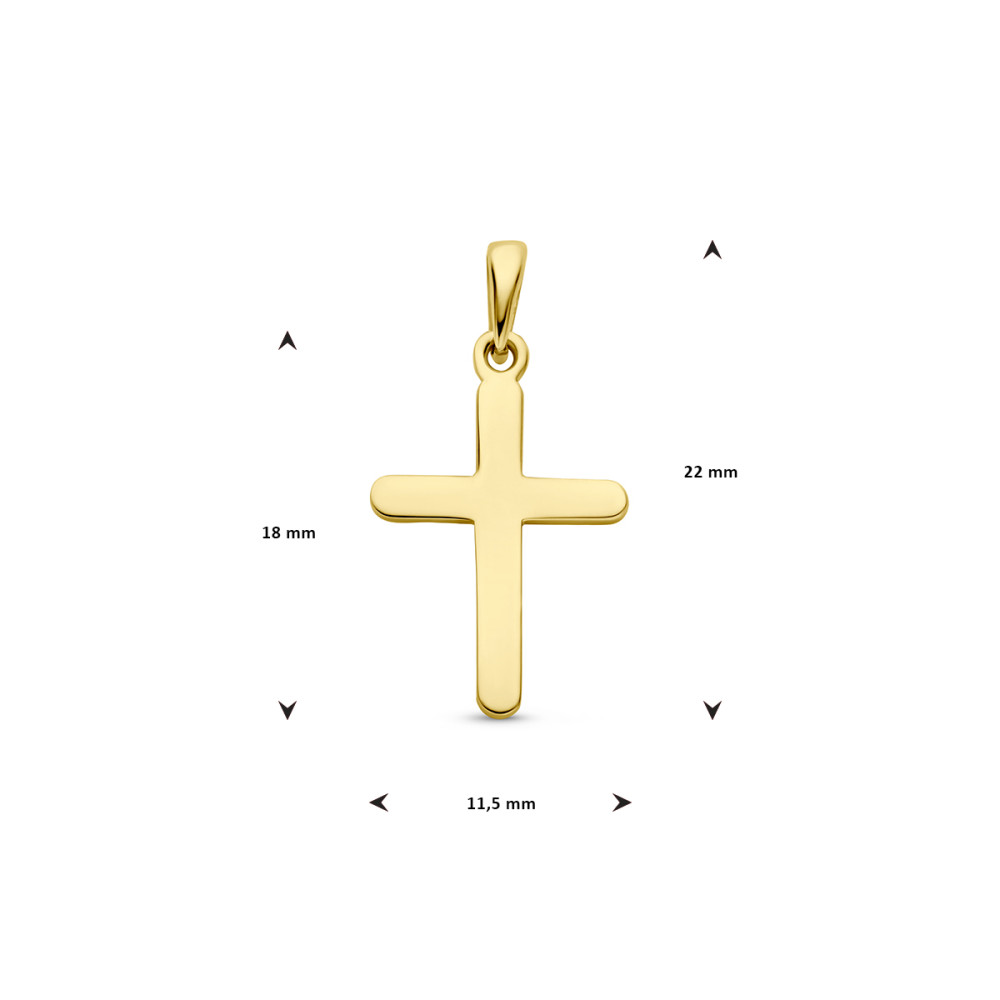 recht-gouden-kruisje-11-5-mm-breed-hoogte-18-mm