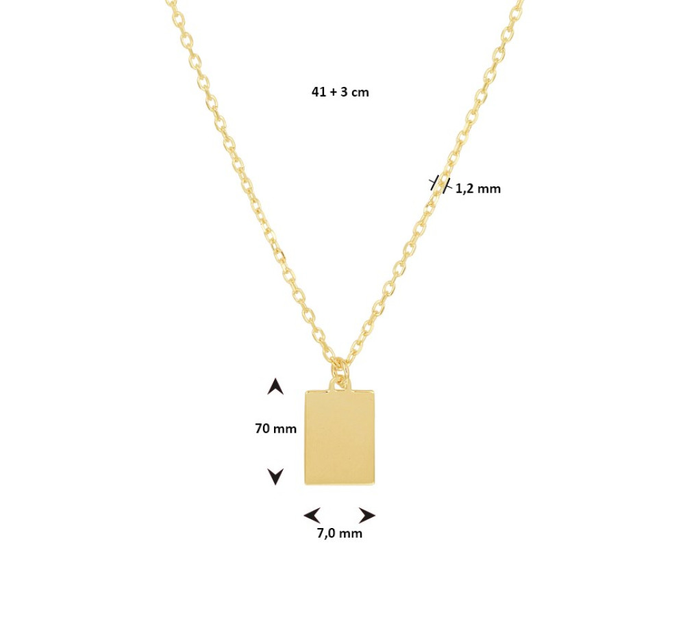 rechthoekige-collier-1-mm-met-hanger-goud-graveerbaar