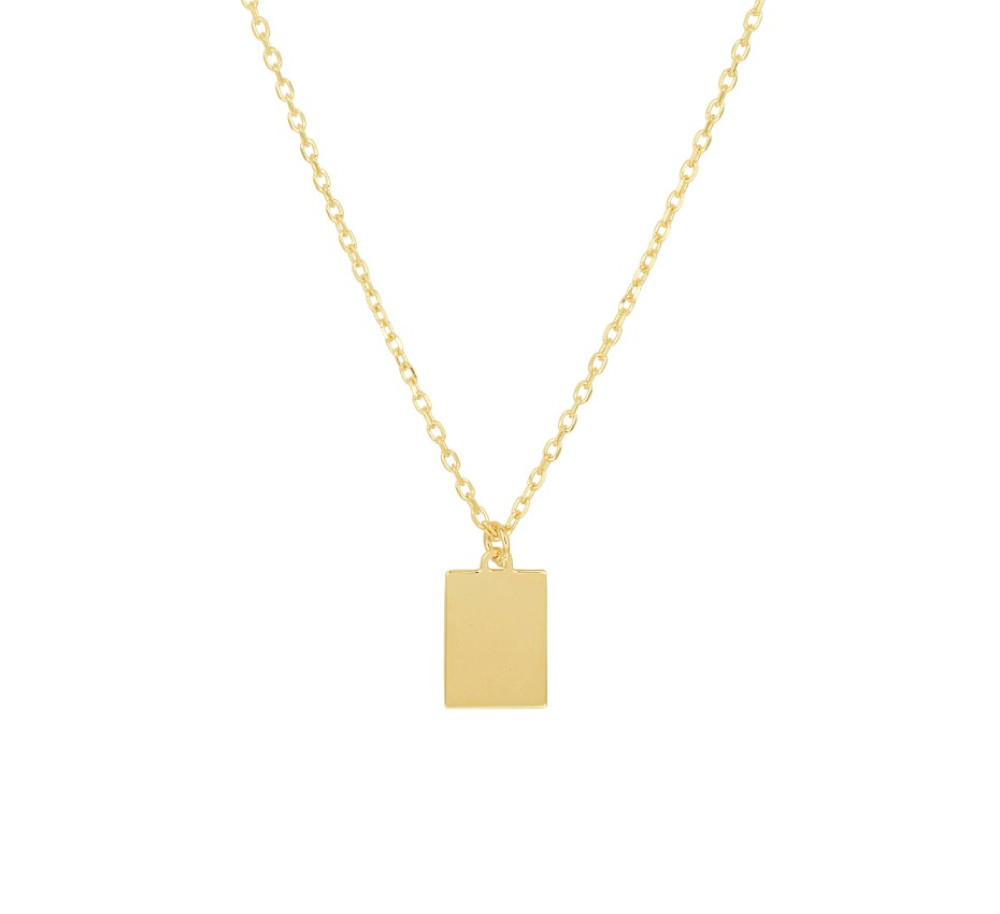 rechthoekige-collier-1-mm-met-hanger-goud-graveerbaar