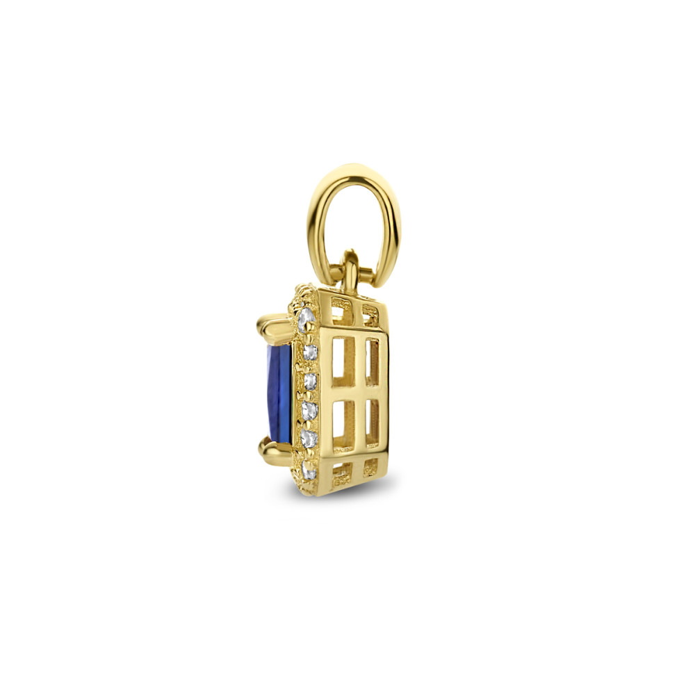 rechthoekige-gouden-hanger-met-blauwe-en-transparante-zirkonia-stenen-hoogte-12-mm