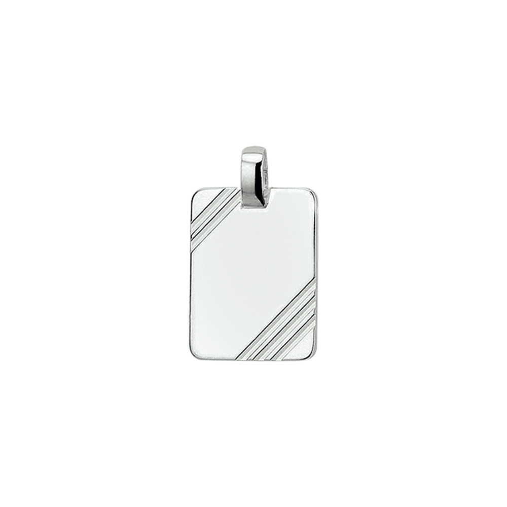 rechthoekige-graveerhanger-zilver-glanzende-diagonale-strepen-15-5-mm-breed-x-21-mm-hoog