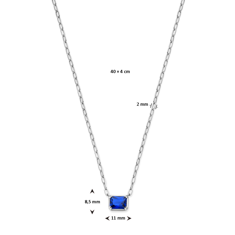 rechthoekige-ketting-2-mm-met-hanger-gerhodineerd-zilver-zirkonia-lengte-verstelbaar-40-44-cm