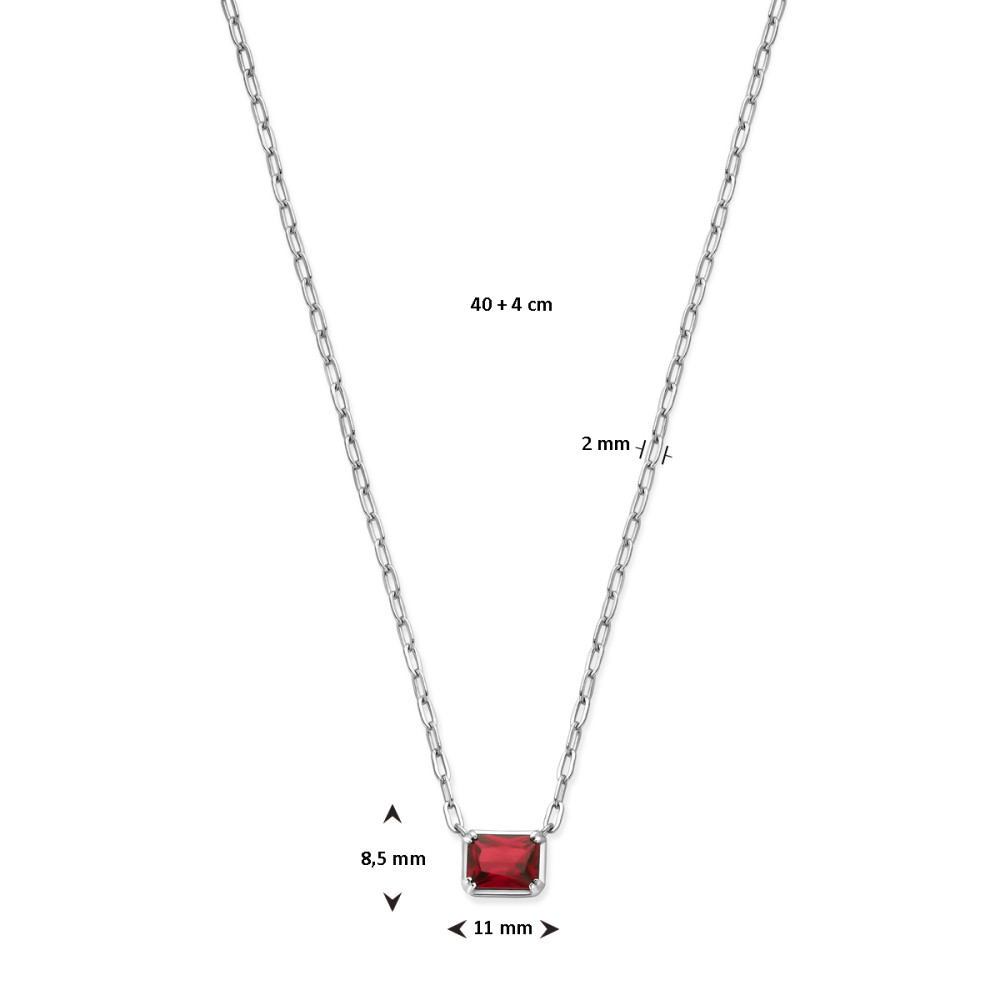 rechthoekige-zilveren-collier-met-rode-zirkonia-lengte-verstelbaar-40-44-cm