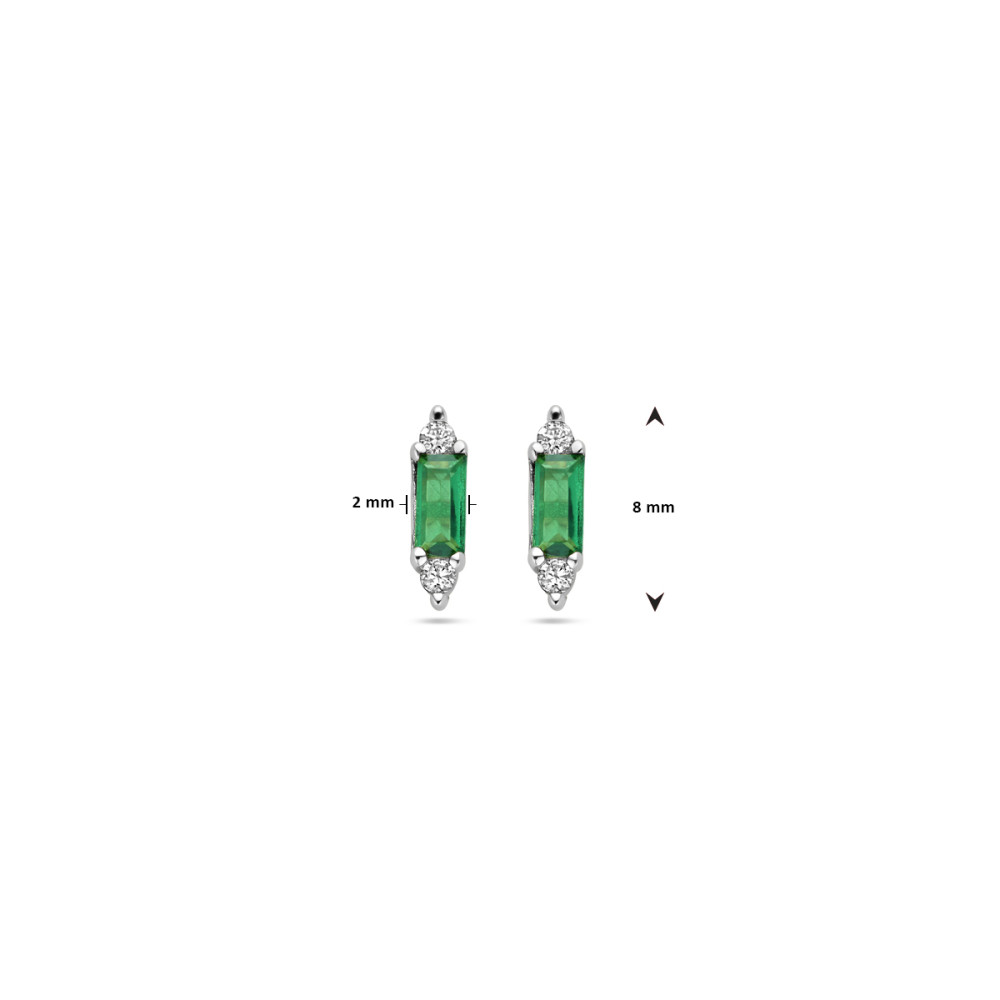 rechthoekige-zilveren-oorknopjes-met-groene-en-transparante-zirkonia-2-mm-x-8-mm