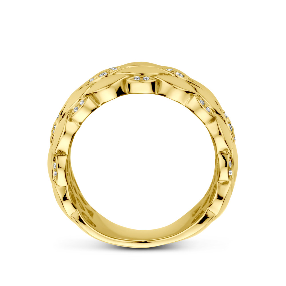 ring-14-karaat-goud-diamanten-vlakken-0-17-crt-glanzend-11-mm-breedte