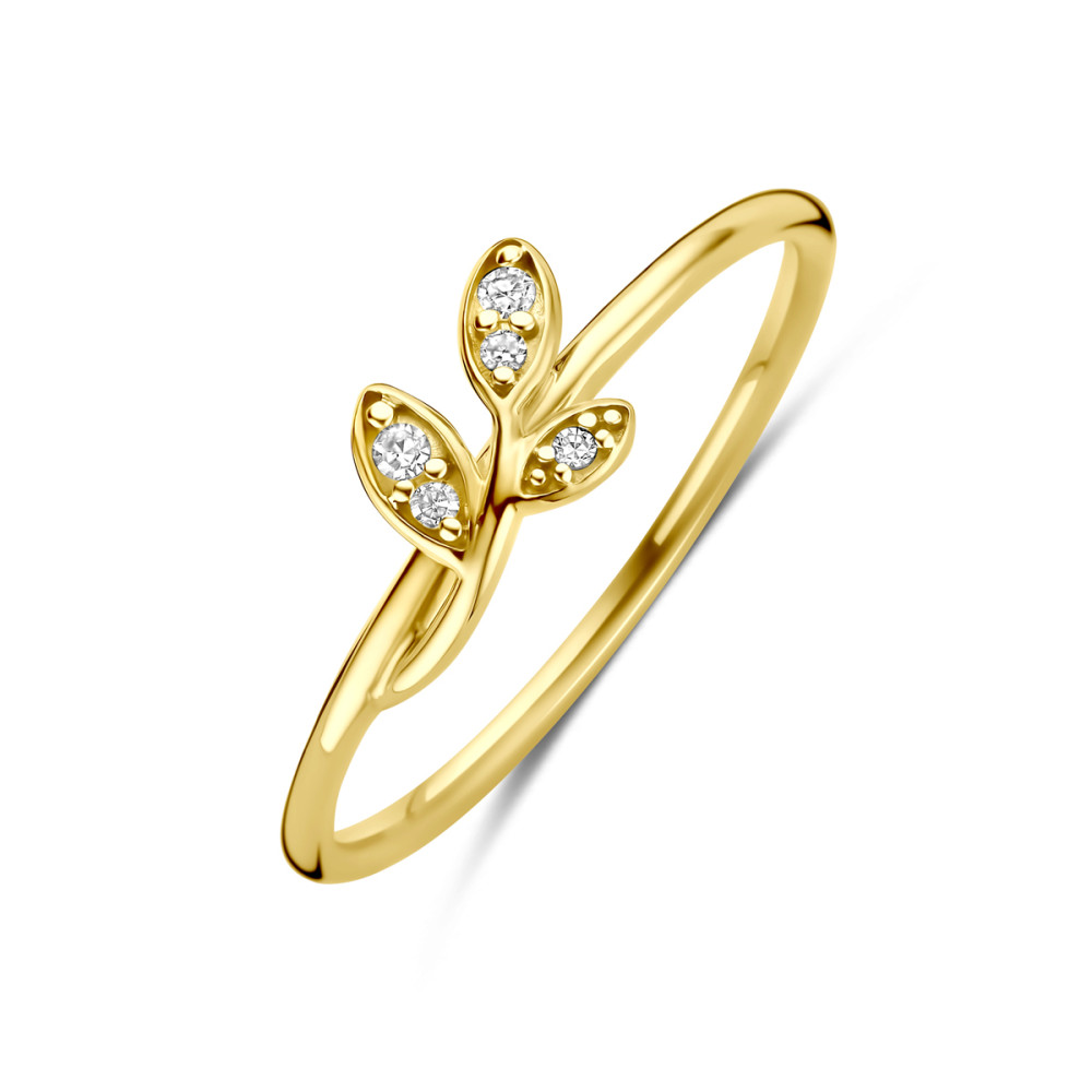 ring-14-karaat-goud-en-diamanten-0-03-crt-bladeren-5-5-mm-breedte
