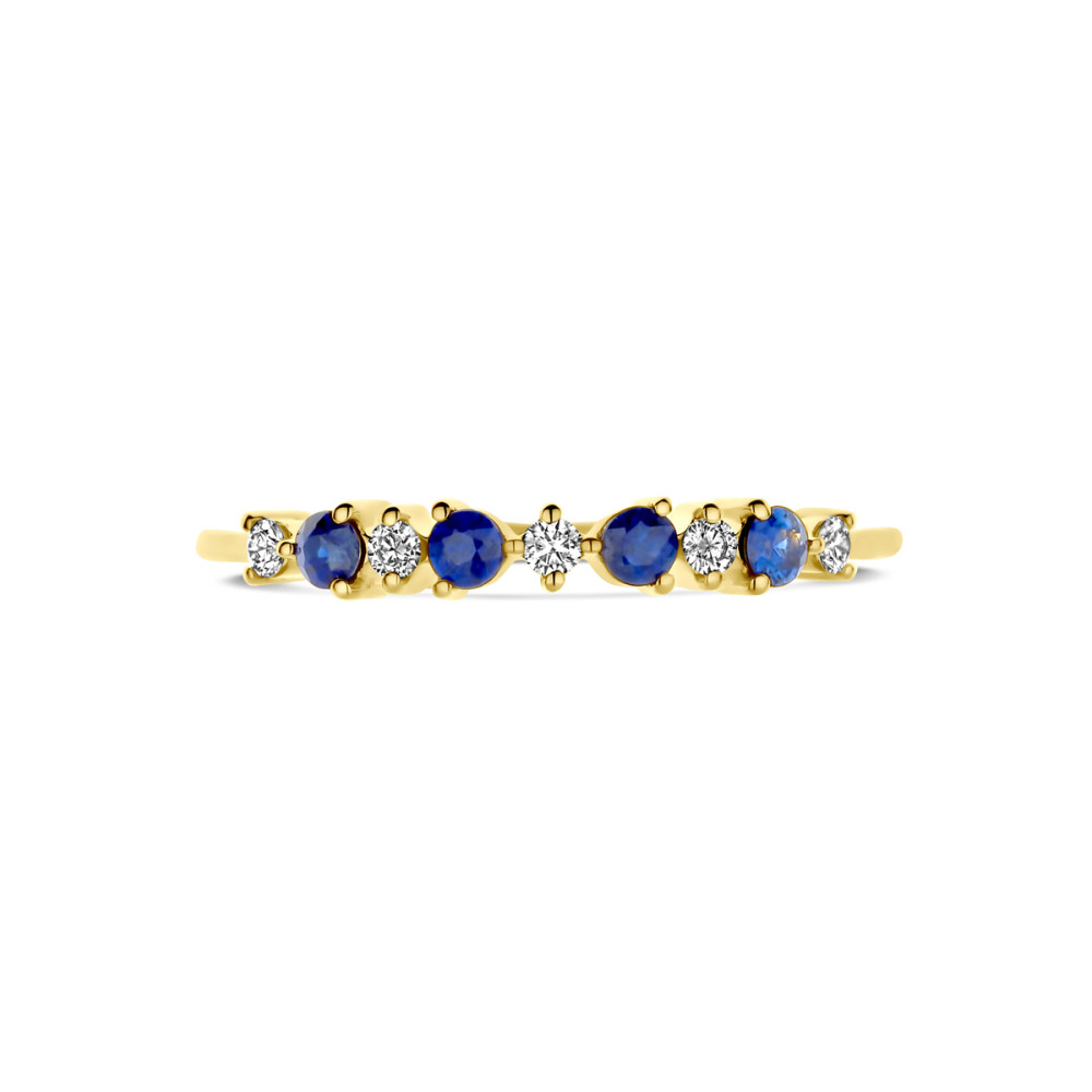 ring-14-karaat-goud-met-0-08-crt-diamanten-en-donkerblauwe-saffieren-3-mm-breedte