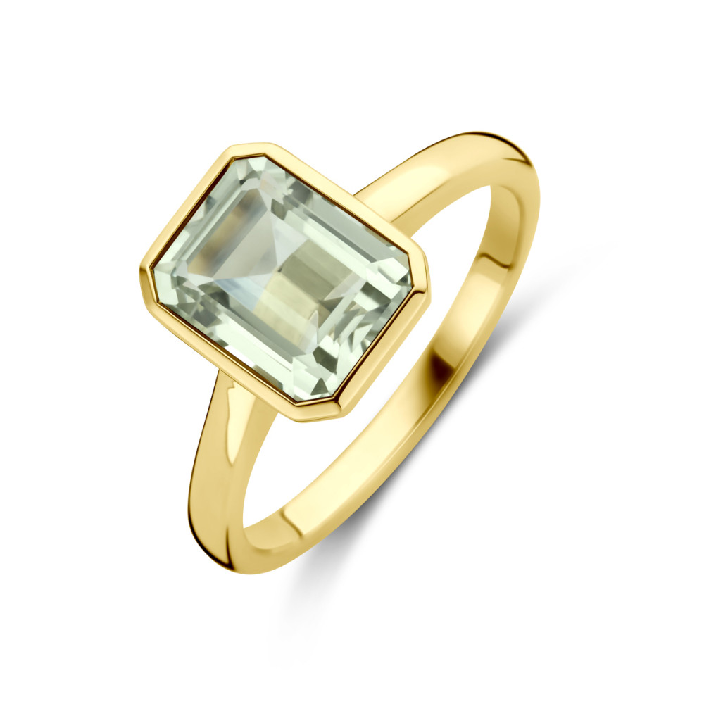 ring-14-karaat-goud-met-lichtgroene-amethist-in-emerald-cut-10-mm-breedte