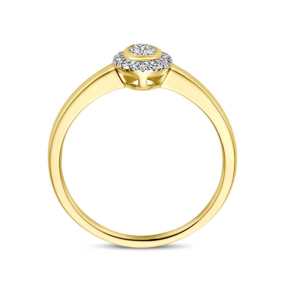ring-glanzend-14-karaat-goud-met-natuurlijke-0-25-crt-diamanten-ovaal-7-5-mm-breedte