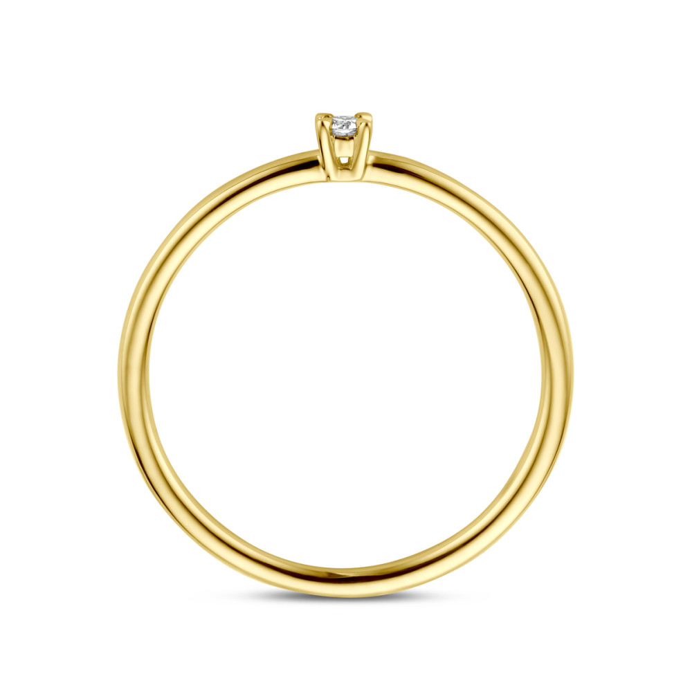 ring-met-0-03-crt-natuurlijke-diamant-14-karaat-goud-glanzend-2-mm-breedte