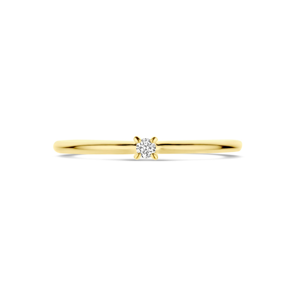 ring-met-0-03-crt-natuurlijke-diamant-14-karaat-goud-glanzend-2-mm-breedte