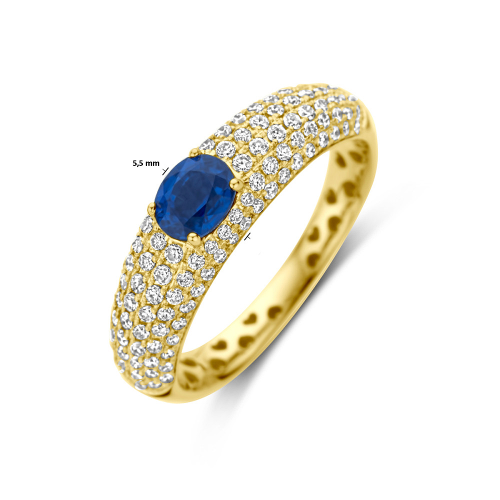 ring-met-0-65-crt-diamanten-blauwe-saffier-en-14-karaat-goud-5-5-mm-breedte