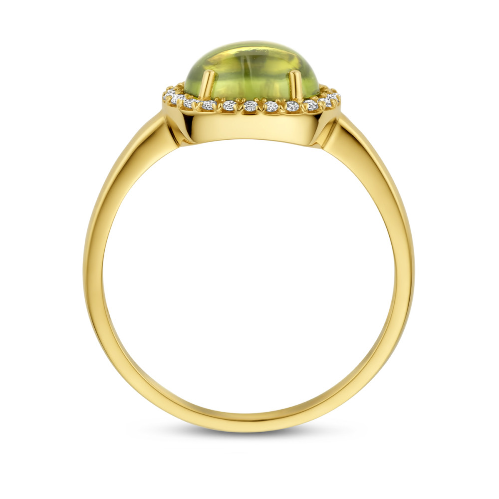 ring-met-groene-peridoot-en-0-09-crt-diamanten-14-karaat-glanzend-goud-10-5-mm-breedte